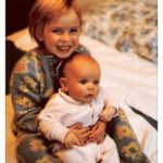 Shaunti with baby brother - age 5