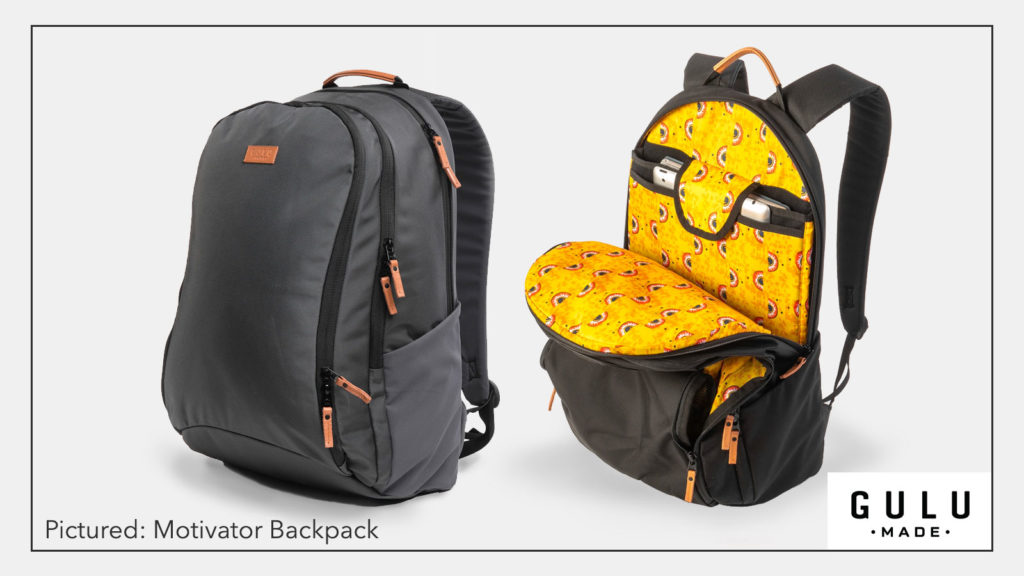 GULU Made backpack - The Motivator - Shaunti.com blog