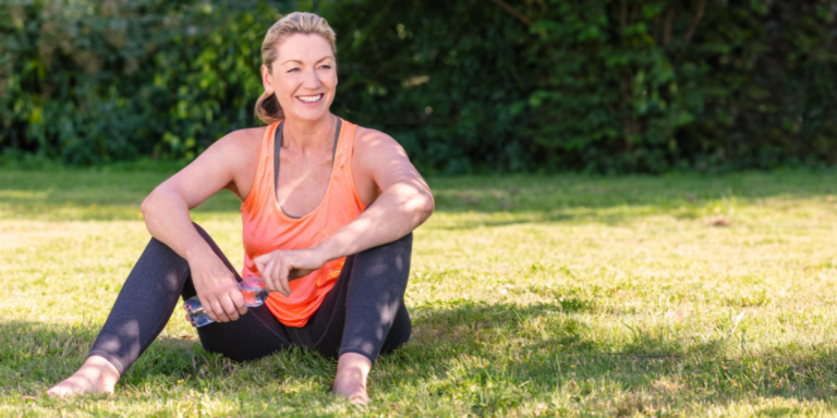 woman working out